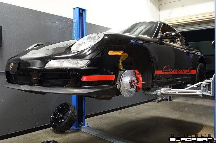 Porsche 997.1 Carrera S Front Brake Service