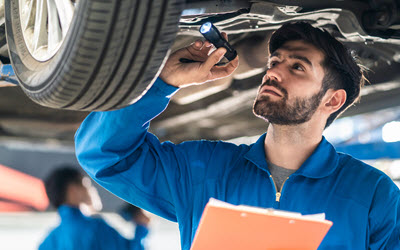 Mercedes-Benz Wheel Inspection